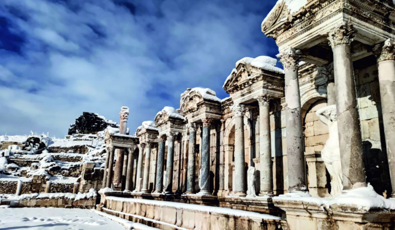 Sagalassos Antik Kenti’ndeki Antoninler Çeşmesi Restore Ediliyor