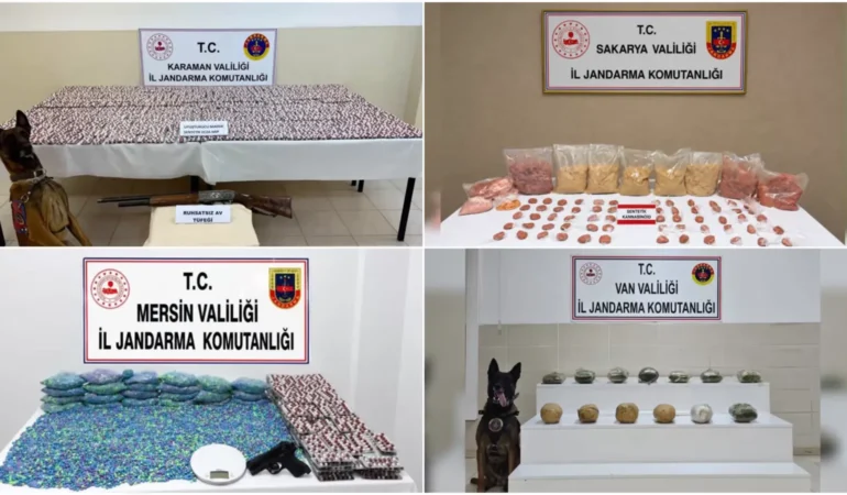 35 İlde Jandarmadan Uyuşturucu Operasyonu: 172 Şüpheli Tutuklandı