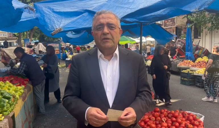 Sezgin Tanrıkulu Diyarbakır Pazarında Ekonomik Göstergeleri ve Alım Gücündeki Düşüşü Değerlendirdi