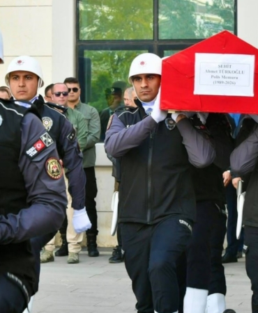 Pursaklar'da Şehit Olan Polis Memuru Ahmet Türkoğlu İçin Ankara'da Tören Düzenlendi